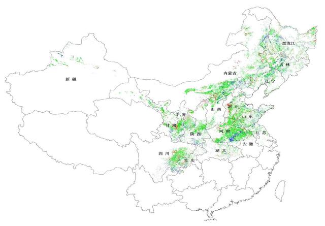 水稻、小麦和玉米这三种粮食作物中，玉米在我国种植面积居然最大