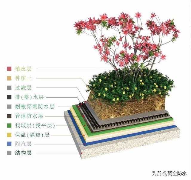 为什么屋顶花园种植屋面要选用耐根穿刺防水材料进行施工？