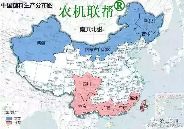 全国小麦、玉米、大豆、油菜、花生等粮食种植区域分布图，收藏！