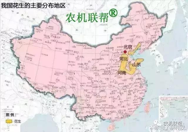 全国小麦、玉米、大豆、油菜、花生等粮食种植区域分布图，收藏！