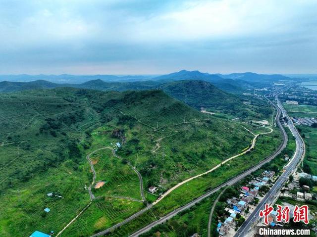 湖北襄阳：“石头山”上种出绿海