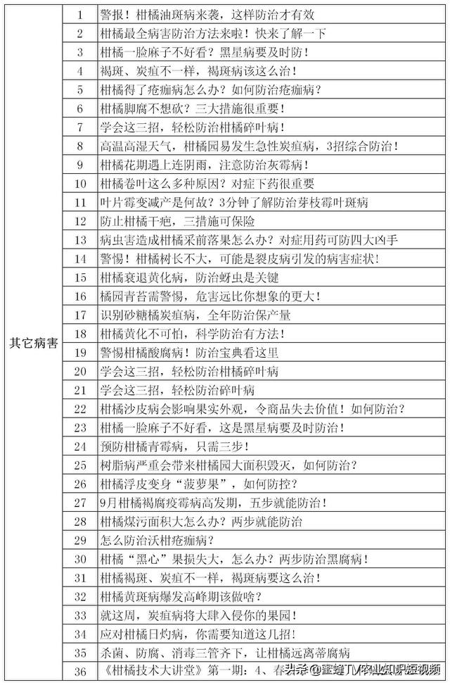 柑橘全年种植管理技术都在这里了！值得收藏！