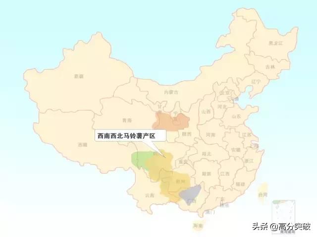 中国农业地图（多图、很全）