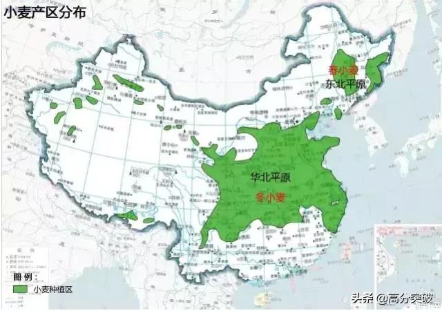 中国农业地图（多图、很全）