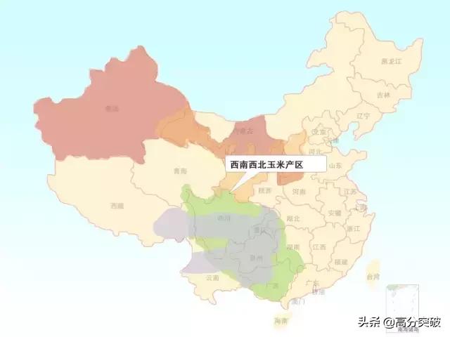 中国农业地图（多图、很全）