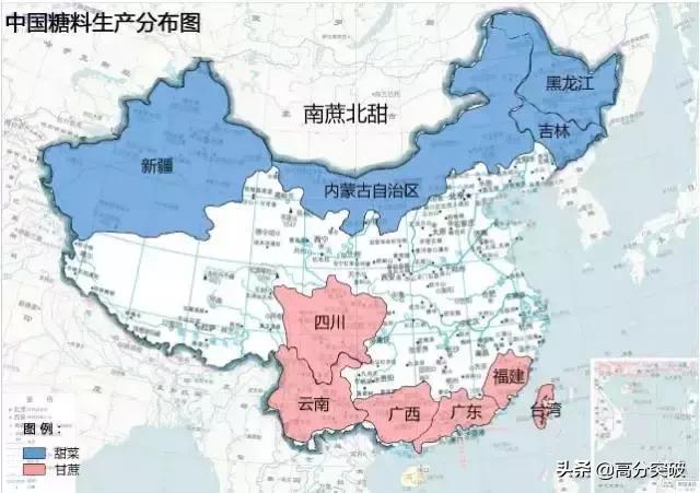 中国农业地图（多图、很全）