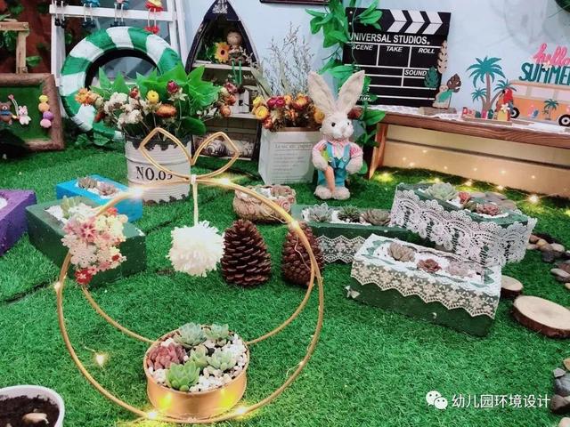 跟着创意学幼儿园植物区角布置，让浓缩的大自然“活”起来｜环创