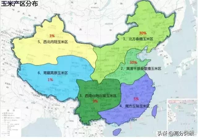 中国农业地图（多图、很全）