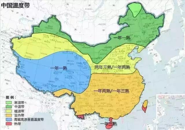 中国农业地理地图，你了解吗？