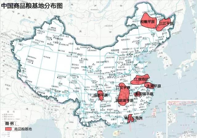 中国农业地理地图，你了解吗？