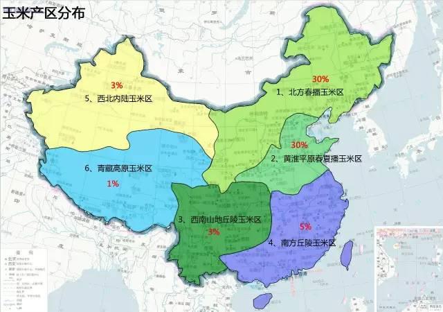 中国农业地理地图，你了解吗？