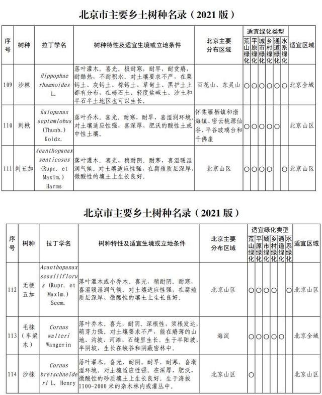 你知道北京有多少种树吗？一起来看