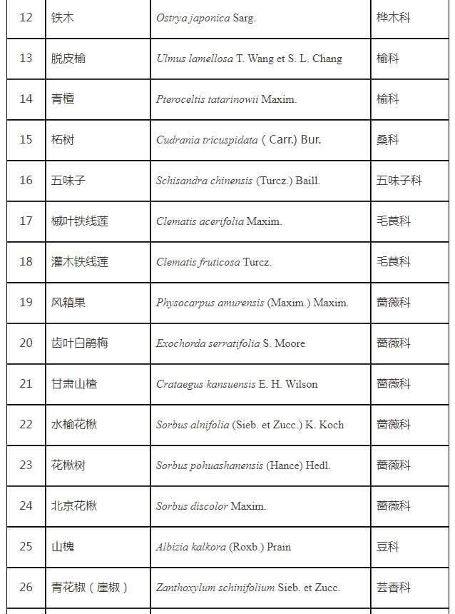 你知道北京有多少种树吗？一起来看