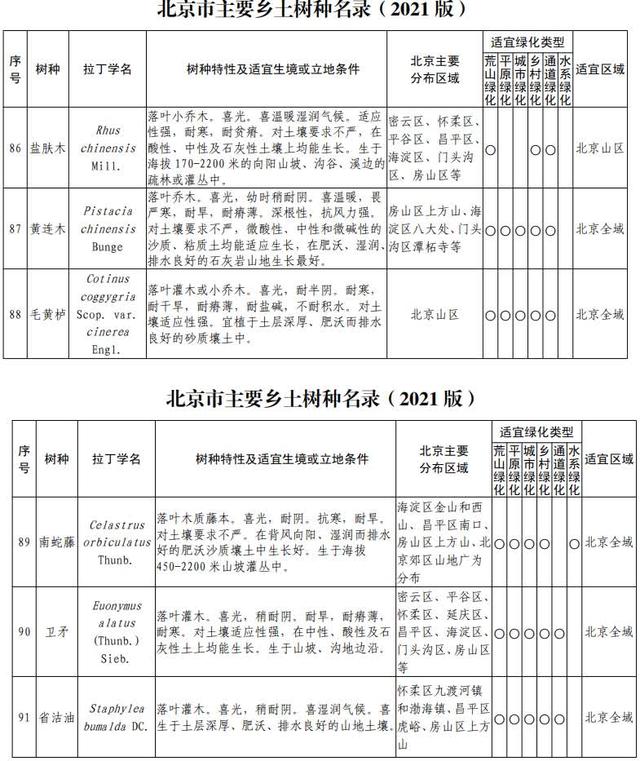 你知道北京有多少种树吗？一起来看